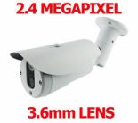 2.4 Megapixel 1 Array Led WDR Sesli IP Camera 3.6mm, IP66