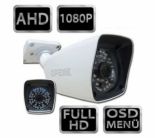 2 MP AHD 1080P (1920 x 1080) OSD 3.6 mm Lens Metal Bullet Kamera