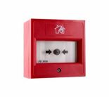UniPOS FD 3050 Konvansiyonel Kırılabilir Cam İçerikli Yangın Alarm Butonu (Şeffaf Kapaksız)
